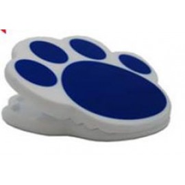 Promotional Magnetic Paw Clip - Blue