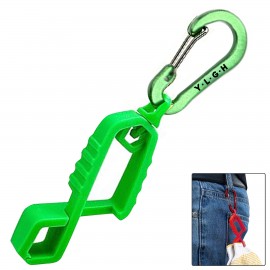 Robot Hand Shaped Clip With Carabiner with Logo