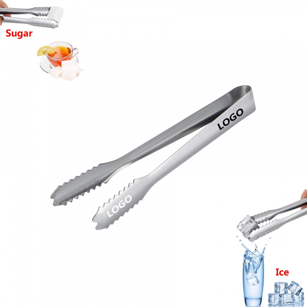 Custom Printed Serrated Clamp Cube Sugar Or Ice Tong Custom Printed Serrated Clamp Cube Sugar Or Ice Tong