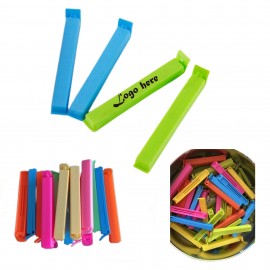 Promotional MOQ 50PCS Food Storage Bag Clips Plastic Sealing Bag Clips