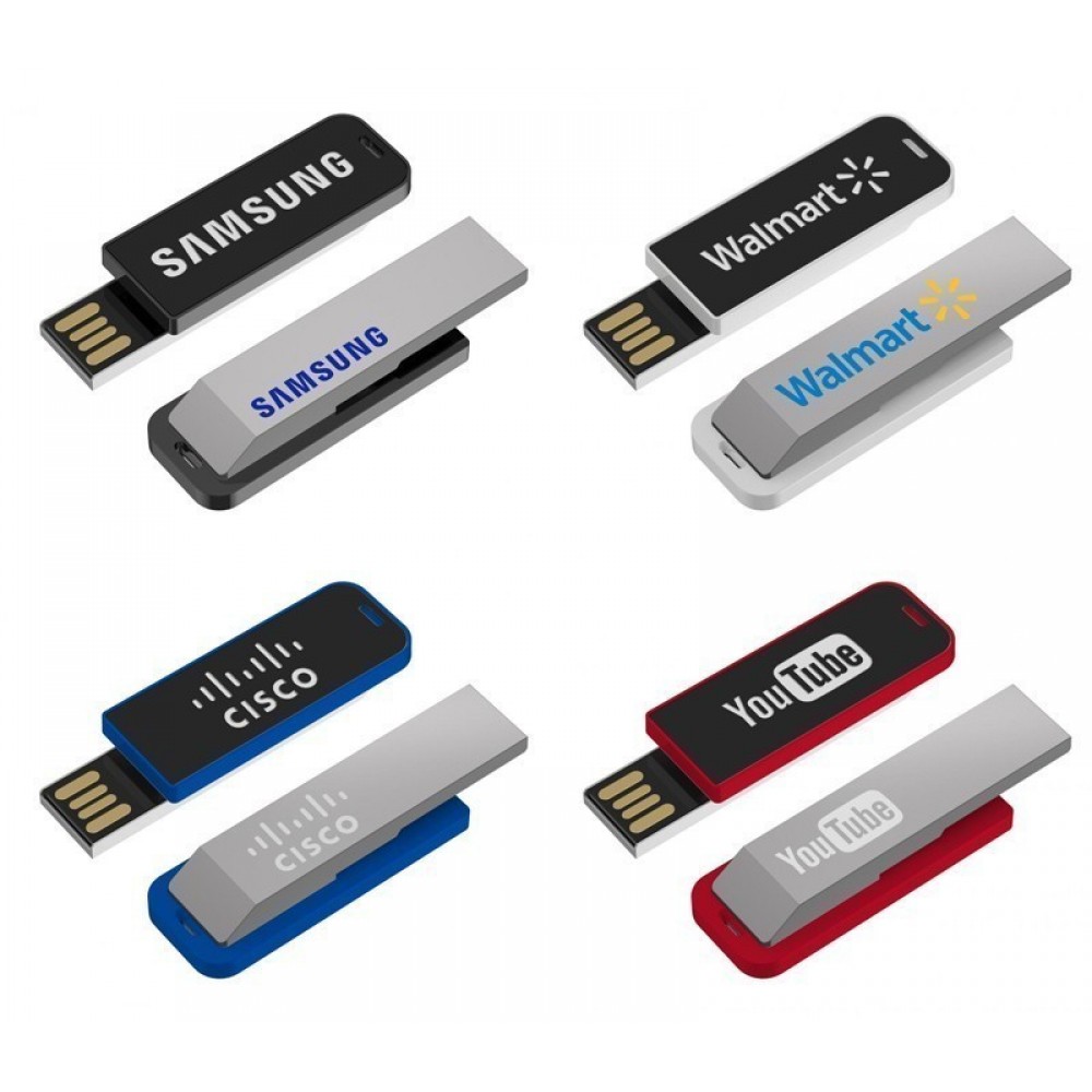 Paperclip Lightup USB Flash Drive Logo Branded