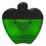 Logo Branded Magnetic Apple Memo Clip - Translucent Green