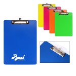 Customized Letter Size Plastic Clipboard