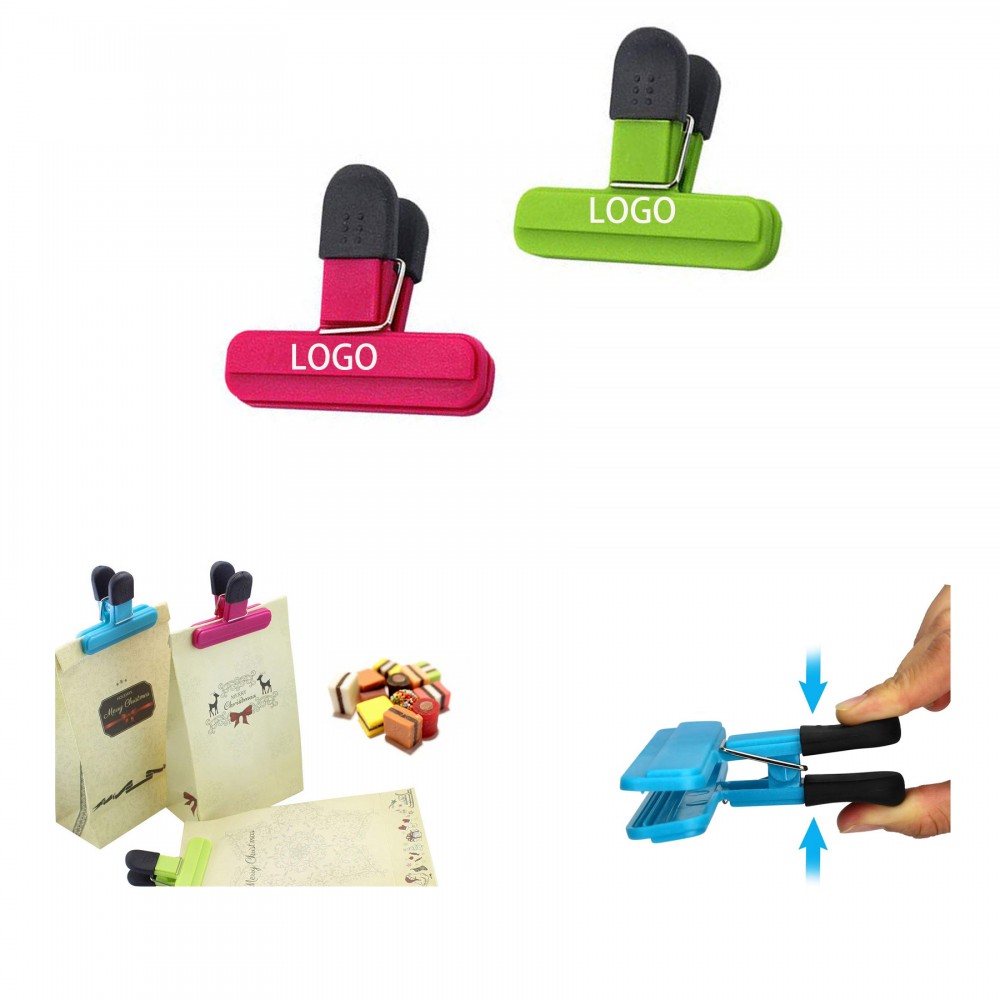 Logo Branded Multi-Color High-Quality Food Bag Sealing Clip