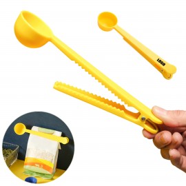 Scoop Spoon With Seal Clip with Logo