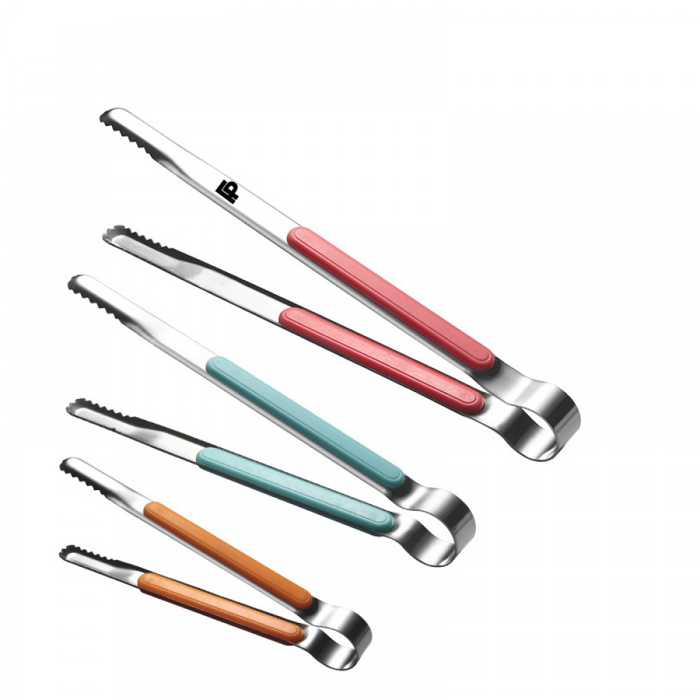 Custom Imprinted Medium Silicone Kitchen Bread Barbecue Food Clip Tongs Custom Imprinted Medium Silicone Kitchen Bread Barbecue Food Clip Tongs