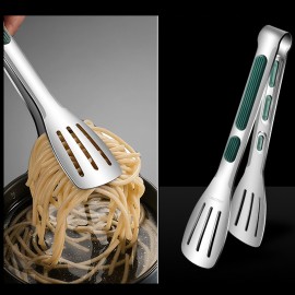 Personalized 11.2" L Stainless Steel Kitchen Tong Metal Food Clip