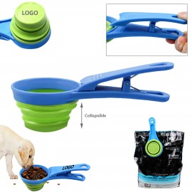 Bowl Collapsible w/Pet Scoop Clip with Logo  Bowl Collapsible w/Pet Scoop Clip with Logo