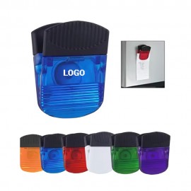 Customized Jumbo Plastic Refrigerator Magnet Memo Clip  Customized Jumbo Plastic Refrigerator Magnet Memo Clip