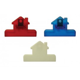 House Shaped Bag Clip Custom Printed