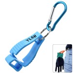 Plastic Clip With Key Ring Carabiner with Logo