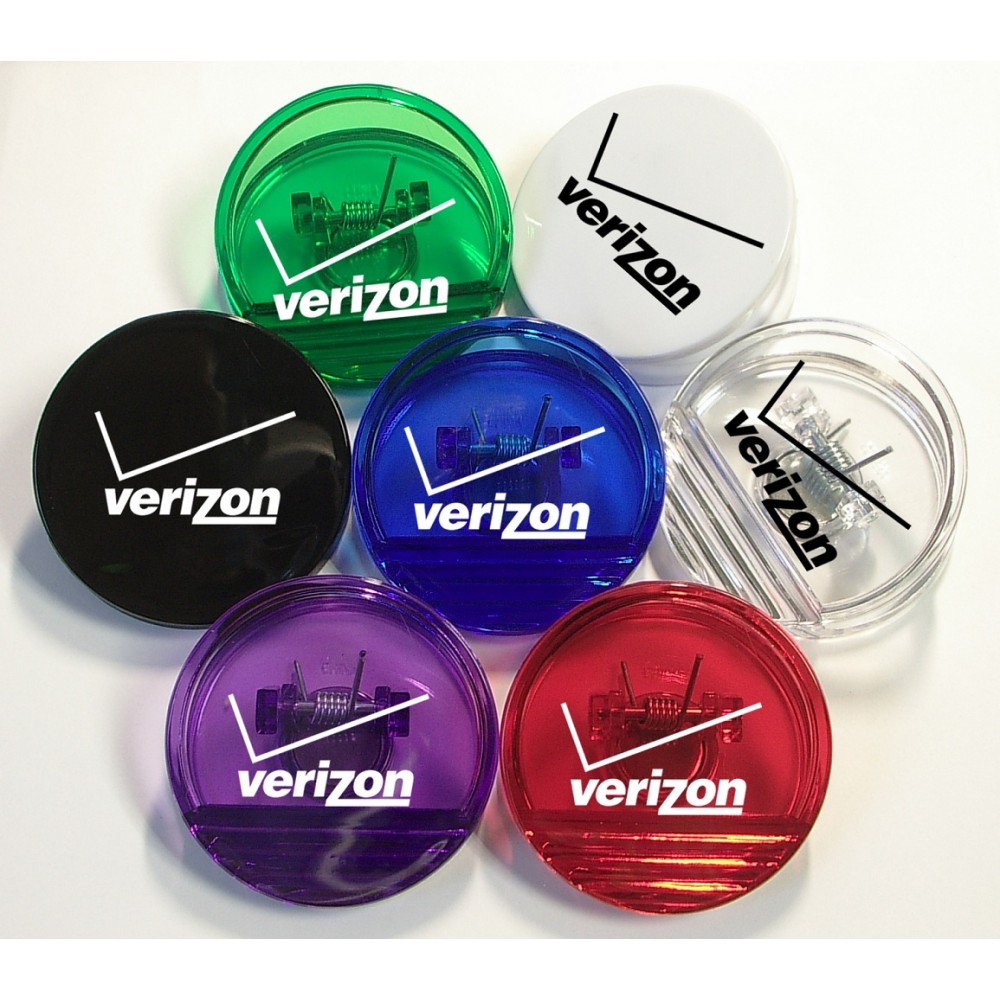 Round Magnetic Memo Clip Holder with Logo Round Magnetic Memo Clip Holder with Logo