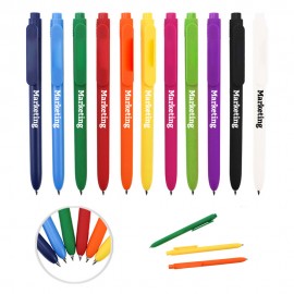 Medium Point Ball Pen w/Pocket Clip Logo Branded