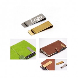 Logo Branded Metal Cash Holder Clip  Logo Branded Metal Cash Holder Clip