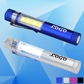 Customized COB Flashlight w/ Clip  Customized COB Flashlight w/ Clip