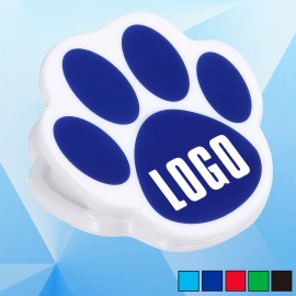 Paw Shaped Power Clip w/ Magnet with Logo