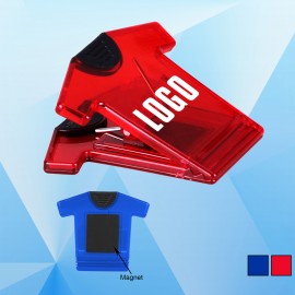 Promotional T-shirt Shaped Clip with Magnet  Promotional T-shirt Shaped Clip with Magnet