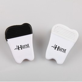 Large Tooth Shape Magnetic Memo Clip with Logo