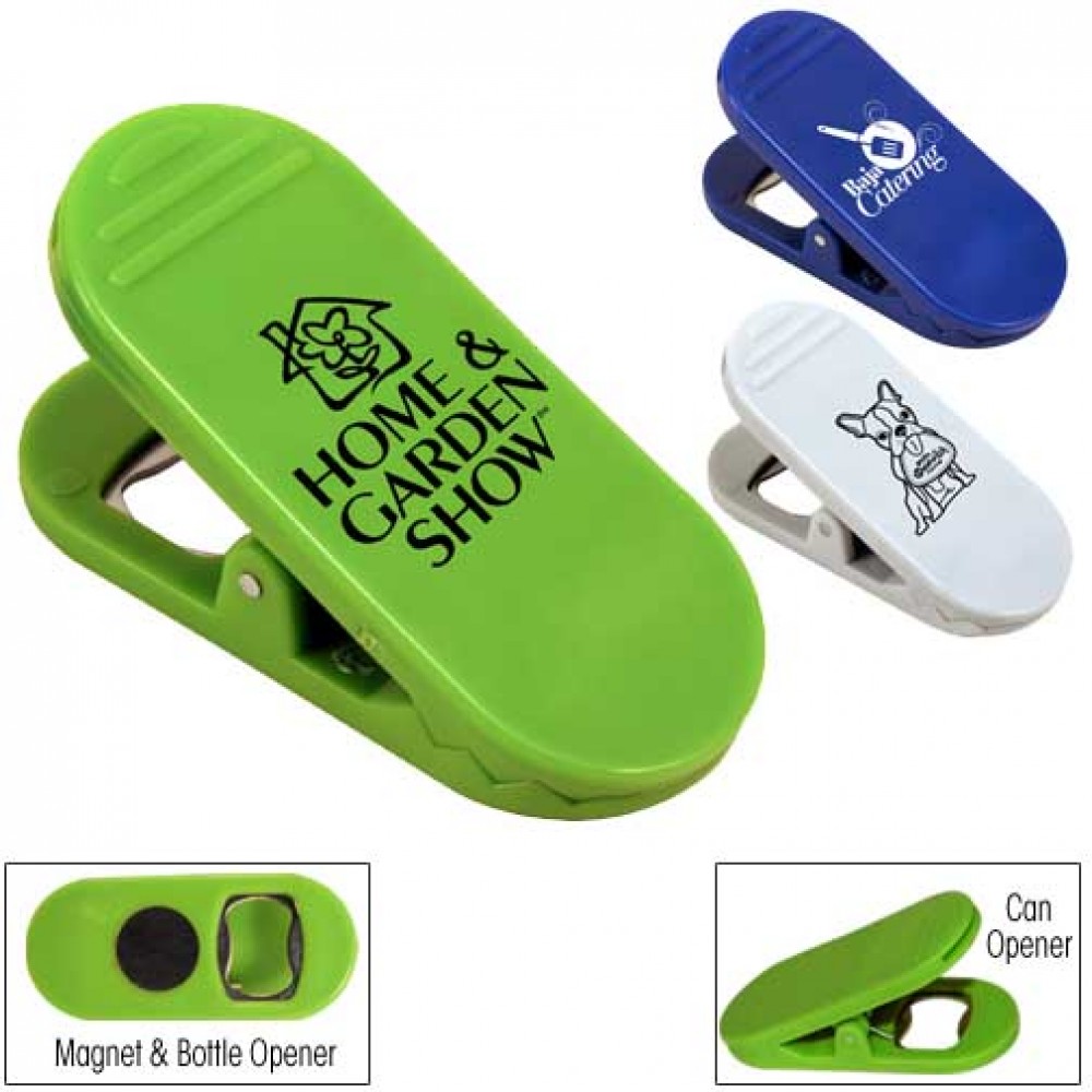 Promotional Magnetic Bottle Opener/Bag Clip (Spot Color) Promotional Magnetic Bottle Opener/Bag Clip (Spot Color)