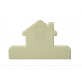 House Chip Clip-4" White with Logo