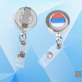 Metal Color Badge holder with Logo  Metal Color Badge holder with Logo