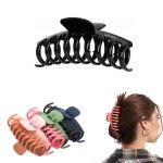 Logo Branded Large Claw Clip for Women Thin Hair