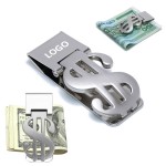 Dollar Shape 304 Stainless Steel Chip Clips with Logo