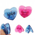 Plastic Love Heart Shape Snack Bag Clip with Logo