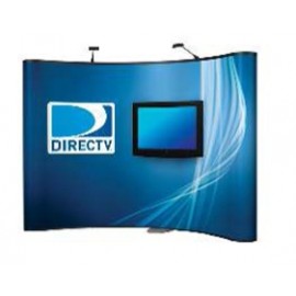 Custom 10' Energy Pop-Up Kit w/TV Mount
