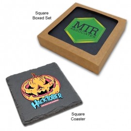 Ultra Vivid Slate Coasters with Logo  Ultra Vivid Slate Coasters with Logo