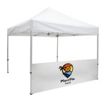 10' Elite Tent Half Wall Kit (Full-Color Imprint) with Logo