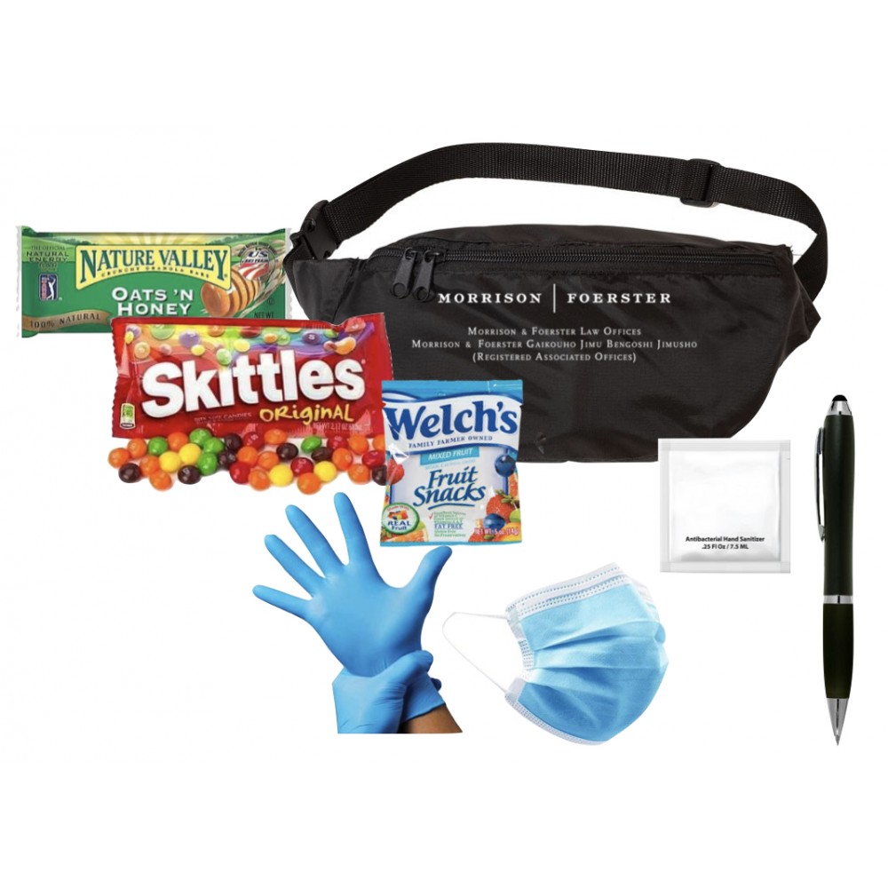 Home or Office Survival Kit with Face Mask & Gloves Custom Imprinted Home or Office Survival Kit with Face Mask & Gloves Custom Imprinted