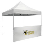 10' Deluxe Tent Half Wall Kit (Full-Color Imprint) with Logo