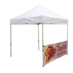 8' Deluxe Tent Half Wall Kit (Dye Sublimated, 1-Sided) with Logo