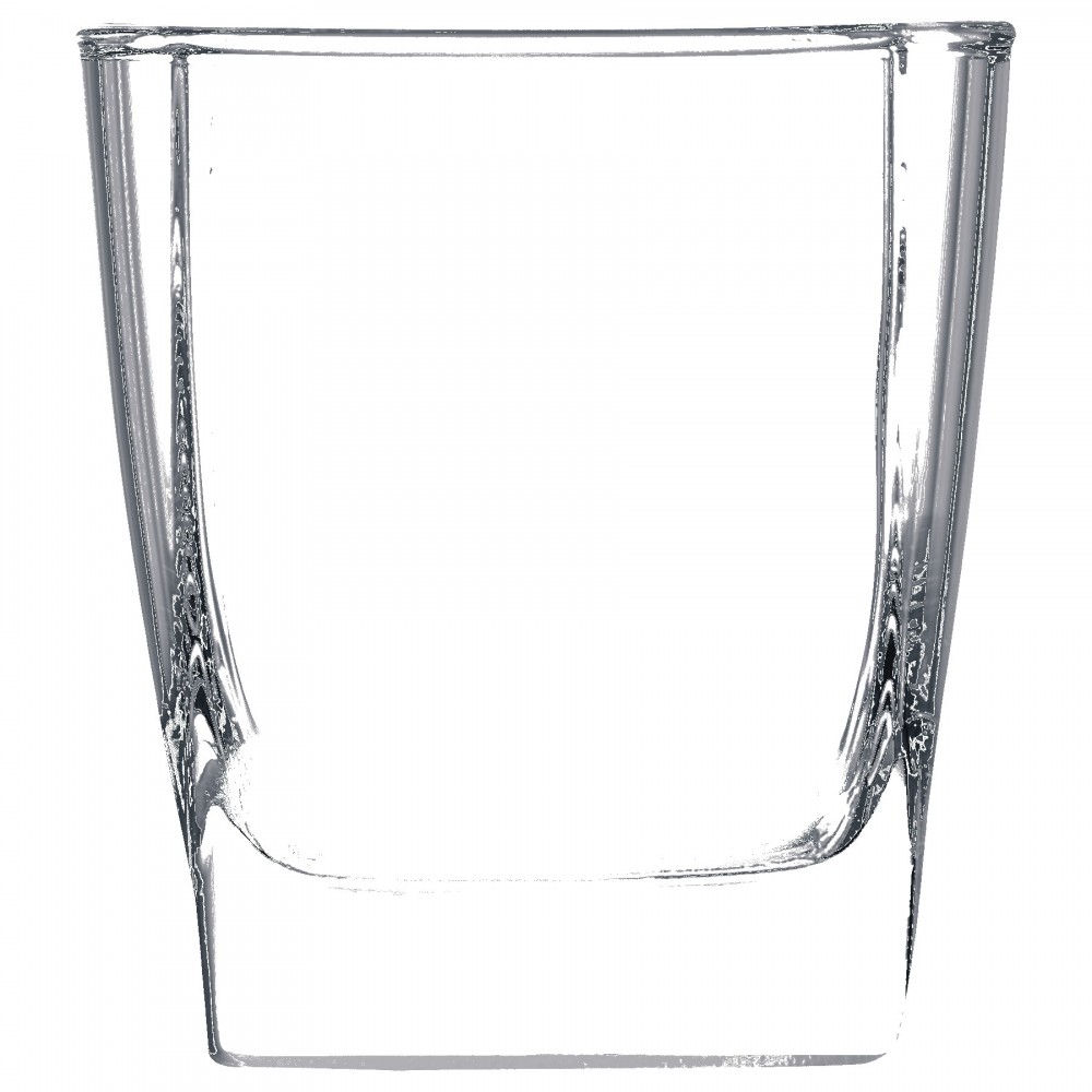 10 1/2 oz. Square on the Rocks Glass with Logo 10 1/2 oz. Square on the Rocks Glass with Logo