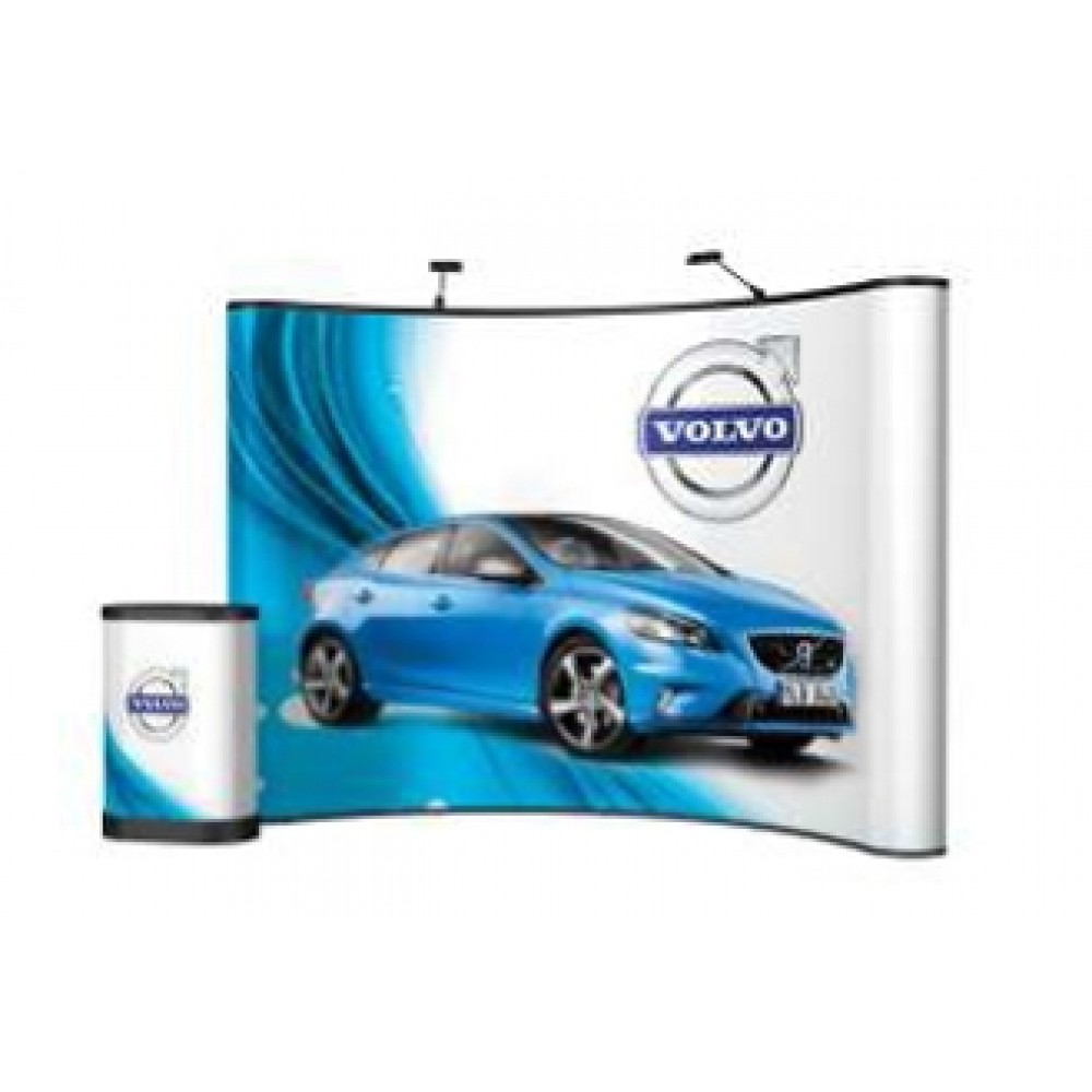 10' Energy Curved Pop-Up Kit with Logo 10' Energy Curved Pop-Up Kit with Logo