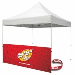 10' Premium Tent Half Wall Kit (Dye Sublimated, 2-Sided) with Logo