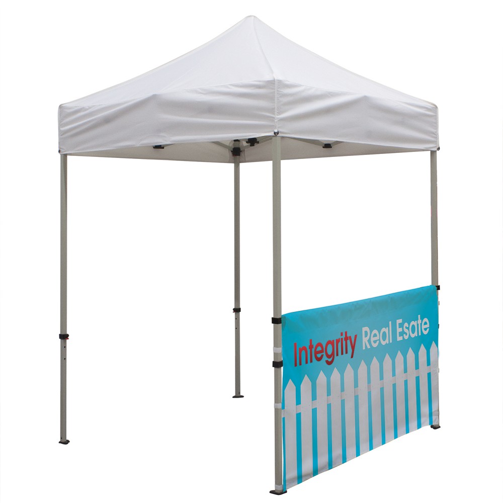 6' Deluxe Tent Half Wall Kit (Dye Sublimated, 1-Sided) with Logo