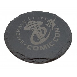 Personalized Etched Slate Coasters