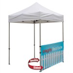 Customized 6' Deluxe Tent Half Wall Kit (Dye Sublimated, 2-Sided)