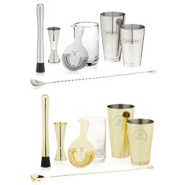 Viski 7-Piece Bar Essentials Set with Logo