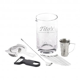 Stirred Martini Cocktail Tool Kit with Logo