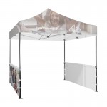 DisplaySplash 10' x 3' Single-Sided Tent Wall, 2pc Set with Logo