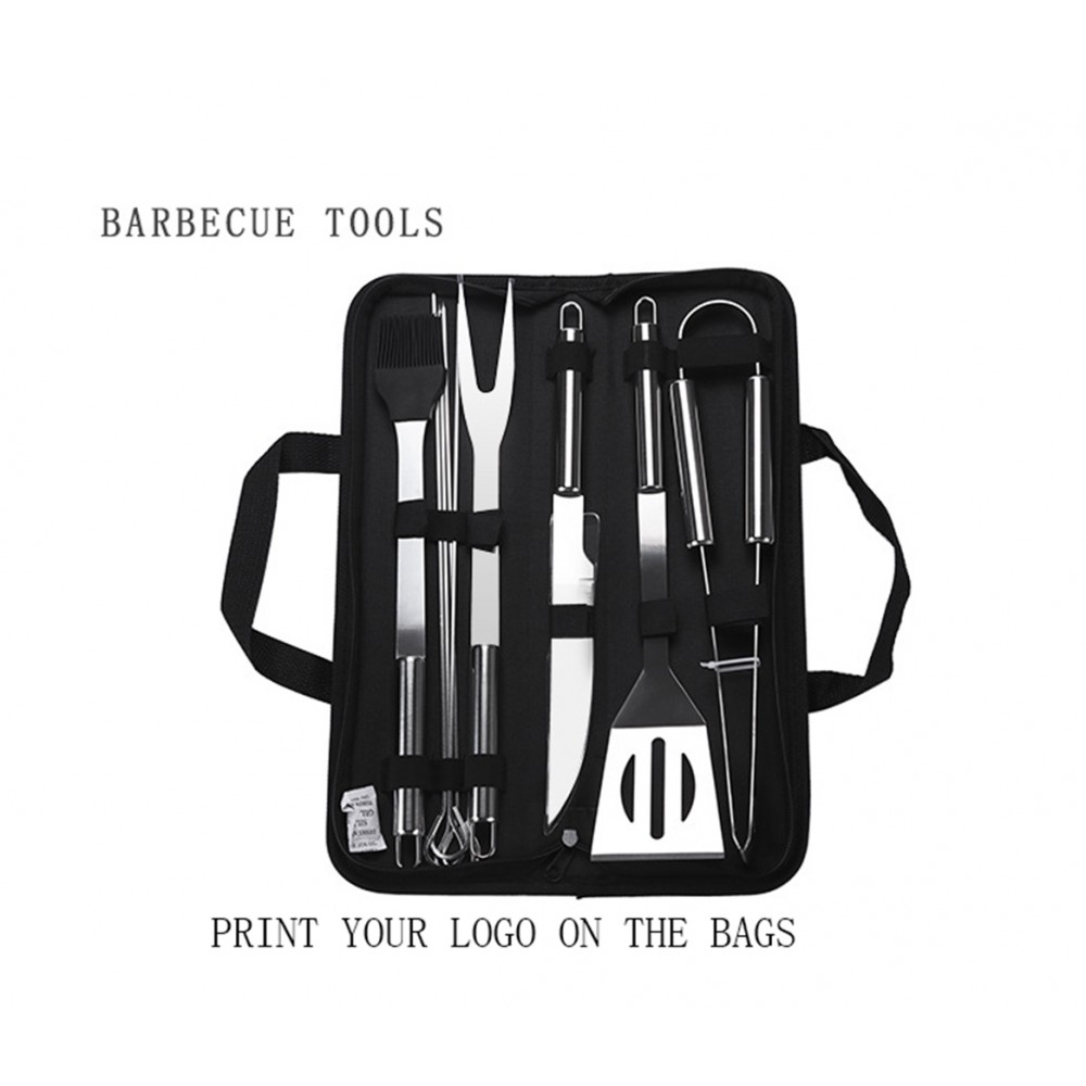 Logo Branded BBQ Grill Tools Set Logo Branded BBQ Grill Tools Set