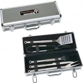 Logo Branded Blaze 5 Piece BBQ Set