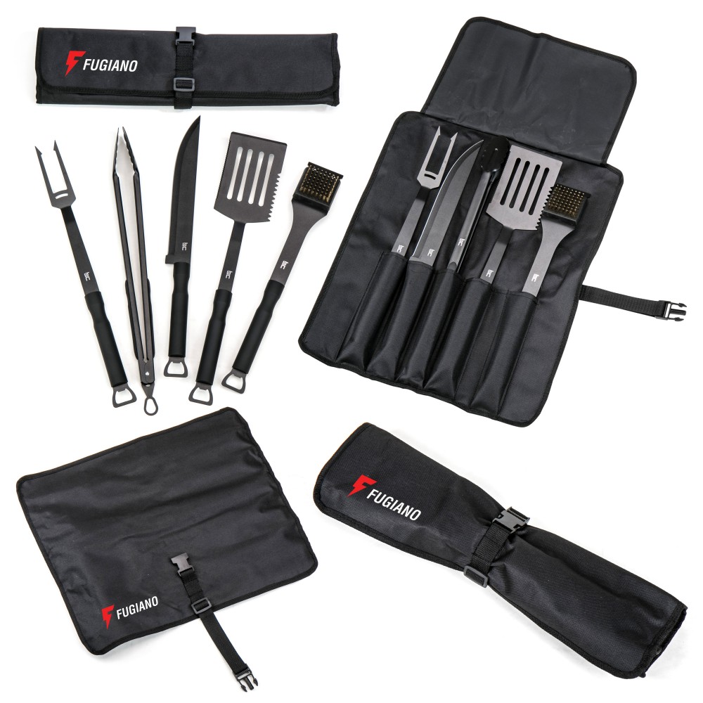 Basecamp 6-piece BBQ Grill Set Custom Printed Basecamp 6-piece BBQ Grill Set Custom Printed