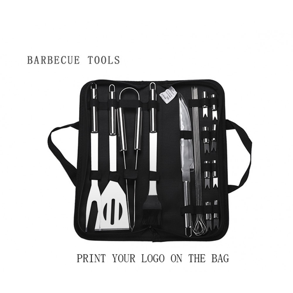 BBQ Grill Tools Set Logo Branded BBQ Grill Tools Set Logo Branded