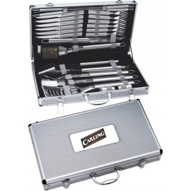 24 Piece Deluxe BBQ Set with Logo