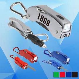 Multi-function Tool with Carabiner with Logo