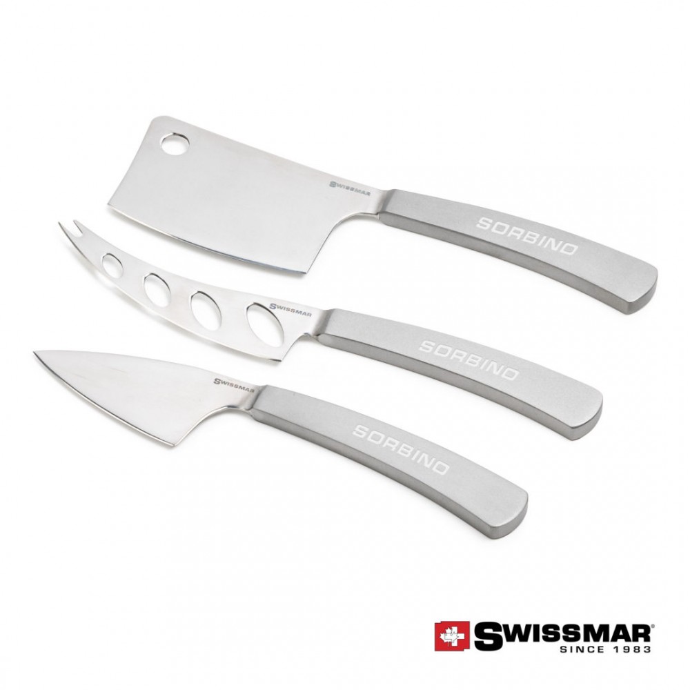 Custom Swissmar Barcelona 3 Pc Cheese Knife Set Custom Swissmar Barcelona 3 Pc Cheese Knife Set